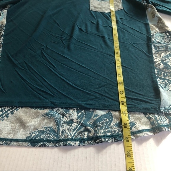 Chico’s Woman’s Paisley Woven-Back Tunic Plus Size L - Picture 12 of 14